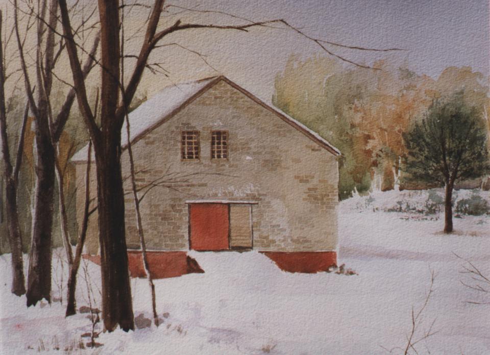 Barn in winter (99K)