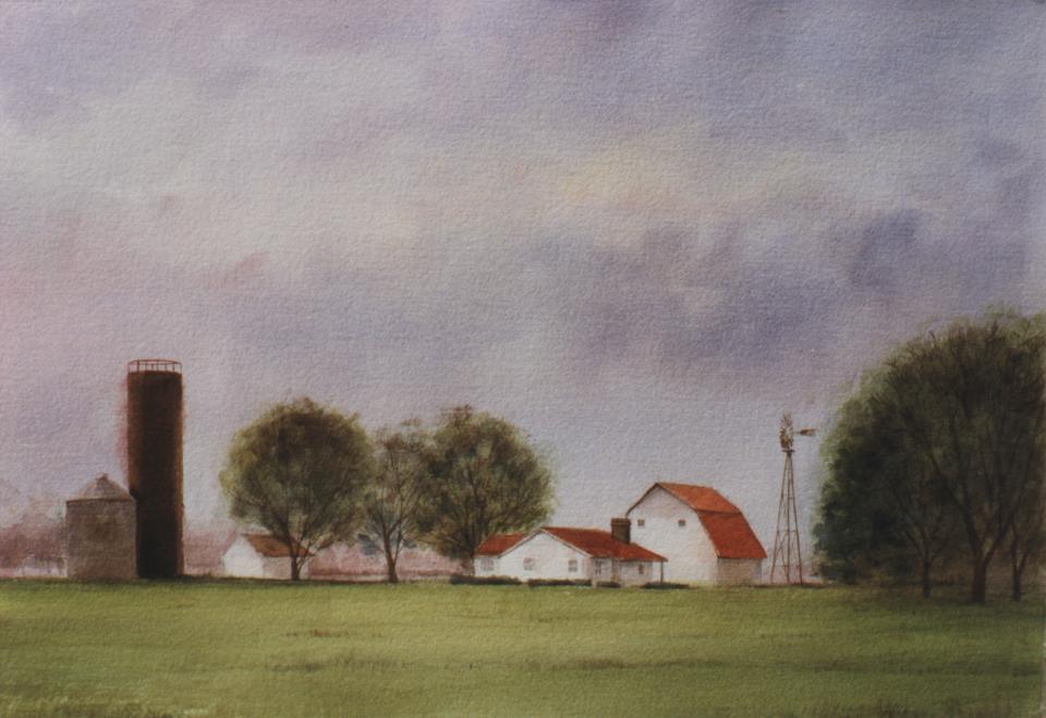 Midwest farm house (72K)