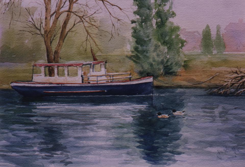 River boat of River Thames (87K)