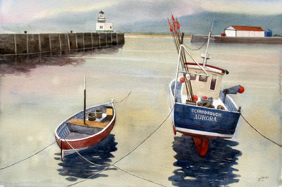 Scarborough Harbor (100K)