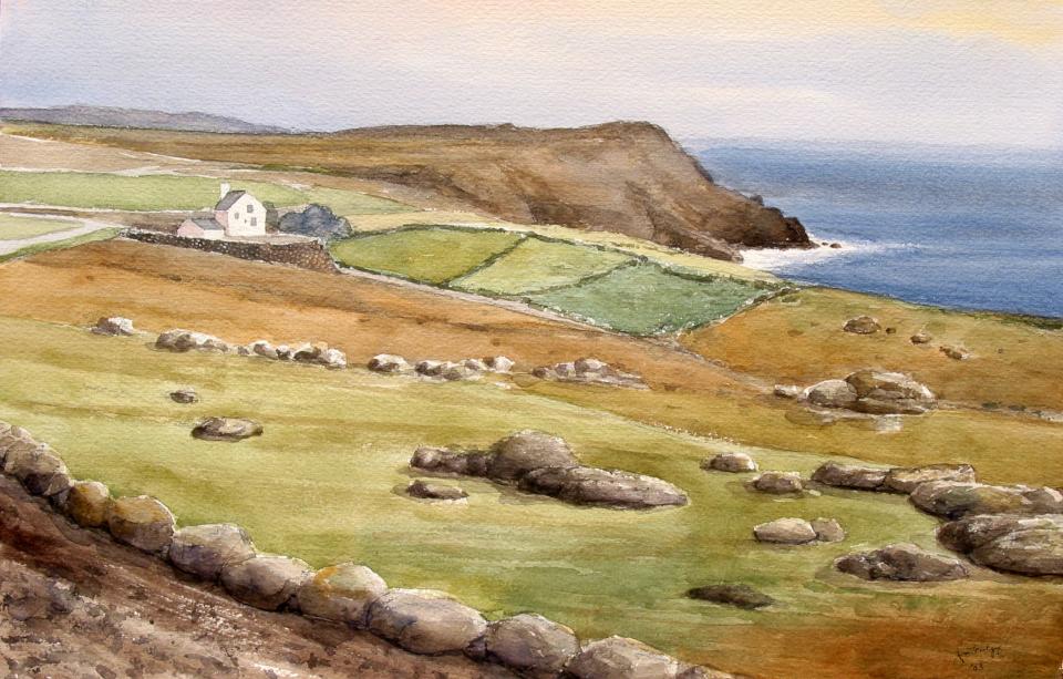 Farm House by the Cliff (109K)